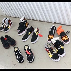 Fire Flames Vans
